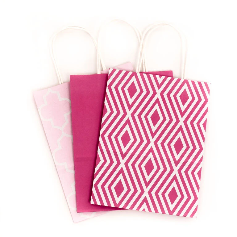 Hallmark 10.7" 12-Pack Assorted Kraft Paper Gift Bags 6 Hallmark 10.7" 12-Pack Assorted Kraft Paper Gift Bags - Image 6