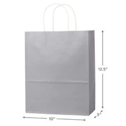 Hallmark 12.5" 12-Pack Assorted Kraft Paper Gift Bags 11 Hallmark 12.5" 12-Pack Assorted Kraft Paper Gift Bags -Hallmark 12.5 Prints and Solids 12Pack Assorted Gift Bags 5EGB6049 03