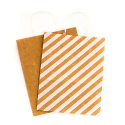Hallmark 12.5" 12-Pack Assorted Kraft Paper Gift Bags 12 Hallmark 12.5" 12-Pack Assorted Kraft Paper Gift Bags -Hallmark 12.5 Prints and Solids 12Pack Assorted Gift Bags 5EGB6049 04