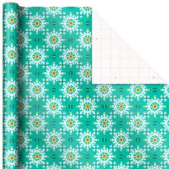 Hallmark Festive And Fun 3-Pack Multicolored Wrapping Paper, 120 Sq. Ft. -Hallmark 3Pack Festive and Fun Holiday Wrapping Paper 5JXW1082 06