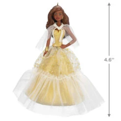 Hallmark 2023 Black Holiday Barbie™ Ornament 8 Hallmark 2023 Black Holiday Barbie™ Ornament -Hallmark African American Holiday Barbie Keepsake Ornament 2199QXR8217 03