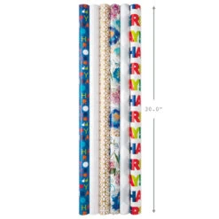 Hallmark All Occasions Wrapping Paper Rolls, 6 Pack -Hallmark All Occasions Wrapping Paper Rolls 6 Pack 5JXW1745 03