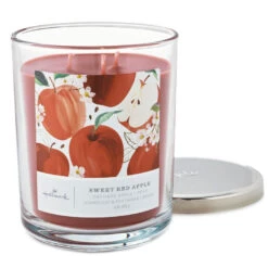 Hallmark Sweet Red Apple 3-Wick Jar Candle, 16 Oz. 5 Hallmark Sweet Red Apple 3-Wick Jar Candle, 16 Oz. -Hallmark Apple Grove 3Wick Jar Candle 1BGC1080 03