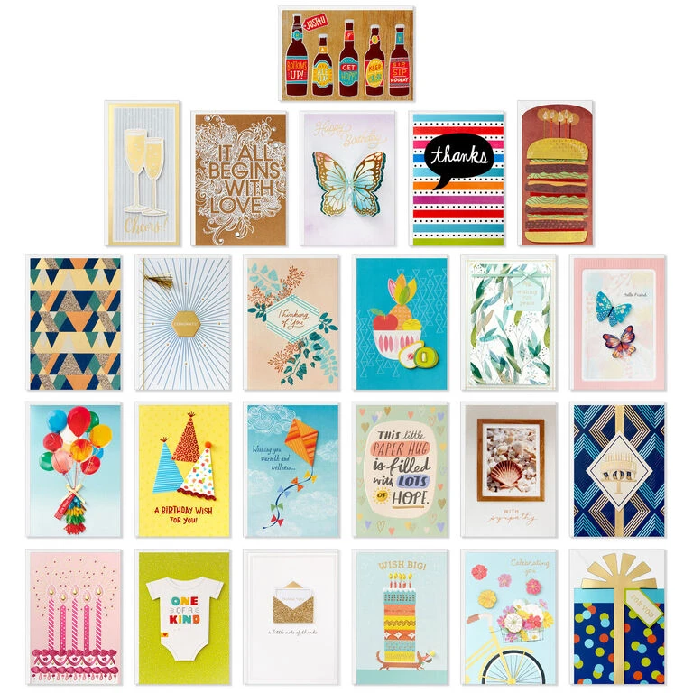 Hallmark Assorted All-Occasion Handmade Greeting Cards In Black Scattered Dot Organizer 3 Hallmark Assorted All-Occasion Handmade Greeting Cards In Black Scattered Dot Organizer - Image 3