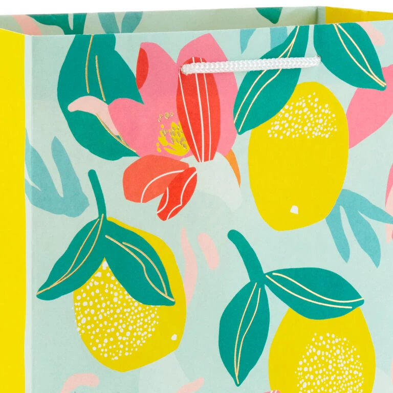 Hallmark Assorted Floral And Solid 8-Pack Medium And Large Gift Bags 4 Hallmark Assorted Floral And Solid 8-Pack Medium And Large Gift Bags - Image 4