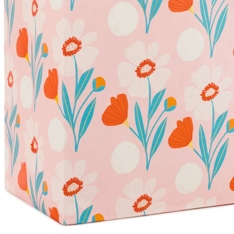 Hallmark Assorted Floral And Solid 8-Pack Medium And Large Gift Bags 5 Hallmark Assorted Floral And Solid 8-Pack Medium And Large Gift Bags - Image 5