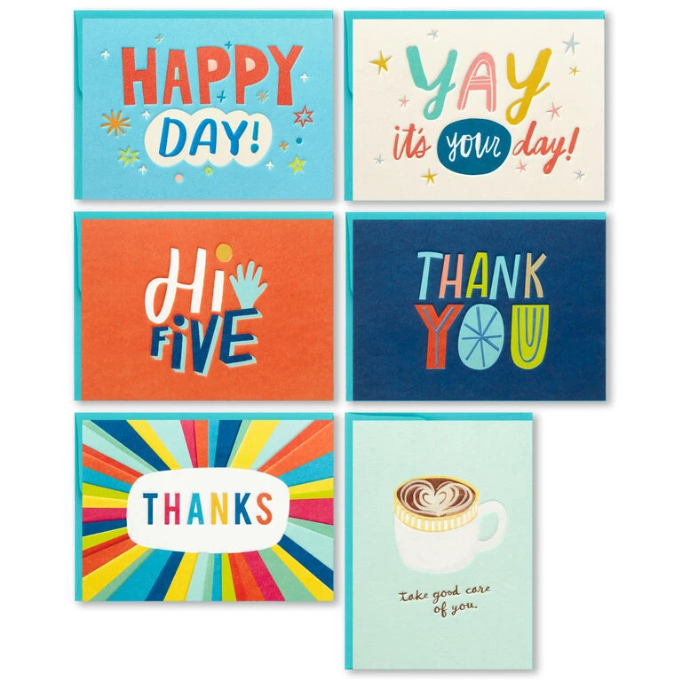Hallmark Assorted Modern Lettering Blank Note Cards, Box Of 24 2 Hallmark Assorted Modern Lettering Blank Note Cards, Box Of 24 - Image 2