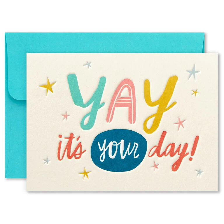 Hallmark Assorted Modern Lettering Blank Note Cards, Box Of 24 4 Hallmark Assorted Modern Lettering Blank Note Cards, Box Of 24 - Image 4
