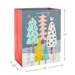 Hallmark 17" Assorted Mod Designs 3-Pack XXL Christmas Gift Bags -Hallmark Assorted XXL Mod Designs Christmas Gift Bags 5XGB1400 03