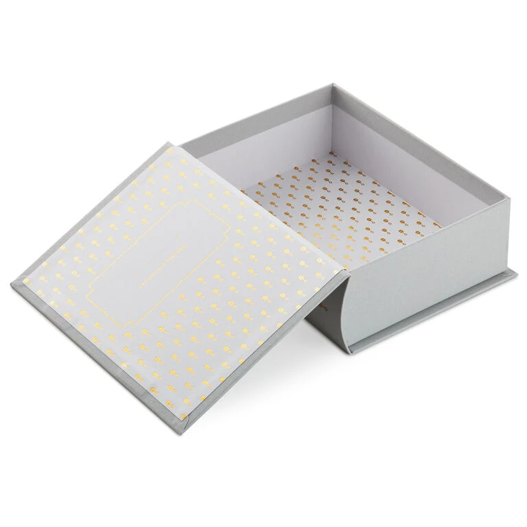 Hallmark Baby's Memories Gray Memory Box 2 Hallmark Baby's Memories Gray Memory Box - Image 2