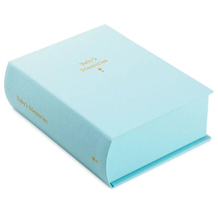 Hallmark Baby's Memories Blue Memory Box 1 Hallmark Baby's Memories Blue Memory Box