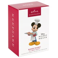 Hallmark Disney All About Mickey! Baker Mickey Ornament 9 Hallmark Disney All About Mickey! Baker Mickey Ornament -Hallmark Baker Mickey With Cookie Sheet Keepsake Ornament 1699QXR8187 04