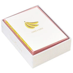 Hallmark Thanks A Bunch Boxed Blank Thank-You Notes, Pack Of 8 10 Hallmark Thanks A Bunch Boxed Blank Thank-You Notes, Pack Of 8 -Hallmark Banana Bunch Boxed Blank ThankYou Notes Multipack 1THK4117 05