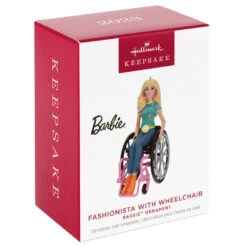 Hallmark Barbie™ Fashionista With Wheelchair Ornament -Hallmark Barbie in Wheelchair Keepsake Ornament 1999QXI7017 04
