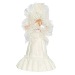 Hallmark Crystal Barbie™ Ornament -Hallmark Barbie in White Dress Keepsake Ornament 1899QXI6997 06