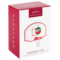 Hallmark Basketball Star 2023 Ornament 9 Hallmark Basketball Star 2023 Ornament -Hallmark Basketball Goal and Ball Keepsake Ornament 1399QGO2699 04