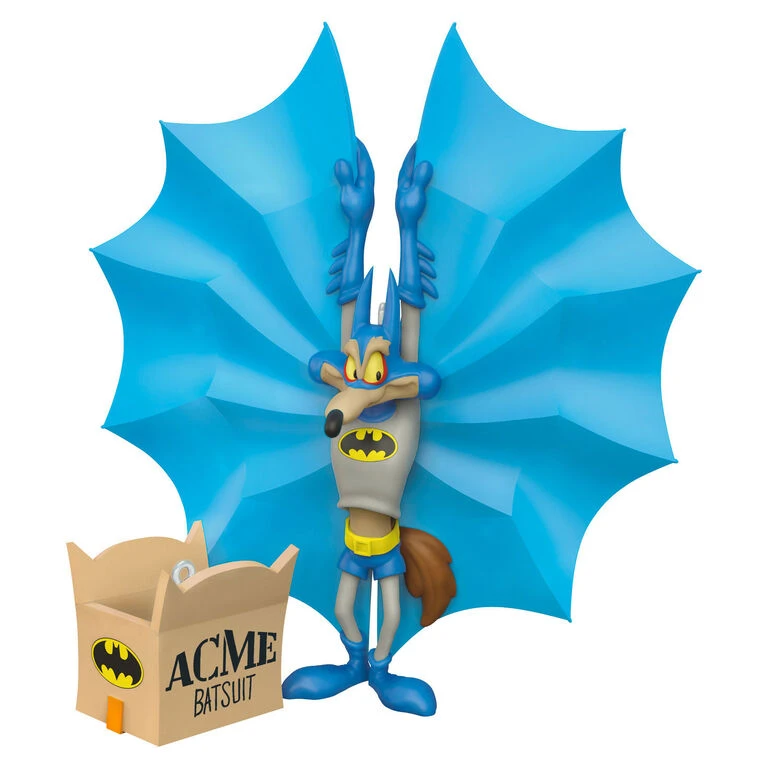 Hallmark Looney Tunes™ Wile E. Coyote™ As Batman™ Ornaments, Set Of 2 1 Hallmark Looney Tunes™ Wile E. Coyote™ As Batman™ Ornaments, Set Of 2
