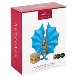 Hallmark Looney Tunes™ Wile E. Coyote™ As Batman™ Ornaments, Set Of 2 9 Hallmark Looney Tunes™ Wile E. Coyote™ As Batman™ Ornaments, Set Of 2 -Hallmark Batman Wile E. Coyote Keepsake Ornament 1899QXI6049 04