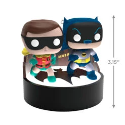Hallmark Batman™ The Classic TV Series Batman™ And Robin™ Funko POP!® Ornament With Light And Sound 8 Hallmark Batman™ The Classic TV Series Batman™ And Robin™ Funko POP!® Ornament With Light And Sound -Hallmark Batman and Robin Funko Keepsake Ornament 3299QXI6299 03