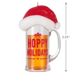 Hallmark Hoppy Holidays Ornament 8 Hallmark Hoppy Holidays Ornament -Hallmark Beer Mug With Santa Hat Keepsake Ornament 1799QGO2847 03