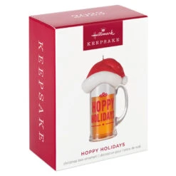 Hallmark Hoppy Holidays Ornament 9 Hallmark Hoppy Holidays Ornament -Hallmark Beer Mug With Santa Hat Keepsake Ornament 1799QGO2847 04