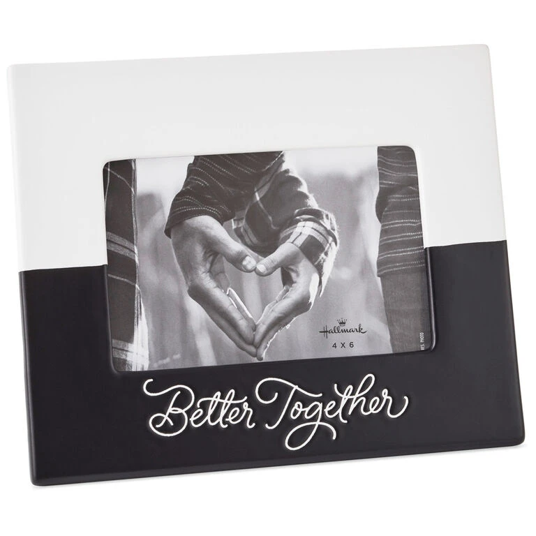 Hallmark Better Together Ceramic Picture Frame, 4x6 1 Hallmark Better Together Ceramic Picture Frame, 4x6