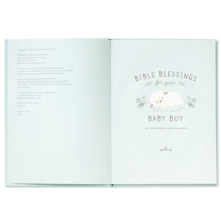 Hallmark Bible Blessings For Your Baby Boy Book 3 Hallmark Bible Blessings For Your Baby Boy Book - Image 3