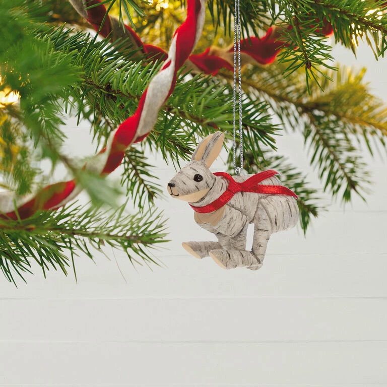 Hallmark Birch Hare Ornament 2 Hallmark Birch Hare Ornament - Image 2