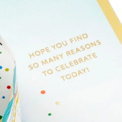 Hallmark Celebrating You Cake 3D Pop-Up Birthday Card -Hallmark Birthday Cake 3D PopUp Birthday Card 1299LAD2895 03