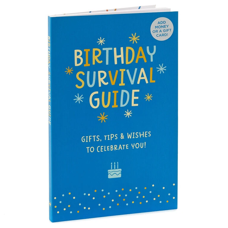 Hallmark Birthday Survival Guide Book And Gift Card Holder 1 Hallmark Birthday Survival Guide Book And Gift Card Holder