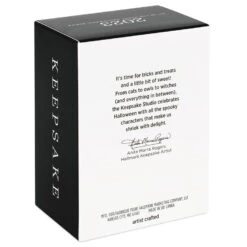 Hallmark Happy Halloween! Ornament 10 Hallmark Happy Halloween! Ornament -Hallmark Black Cat Pumpkin Diorama Keepsake Ornament 1799QFO5311 05