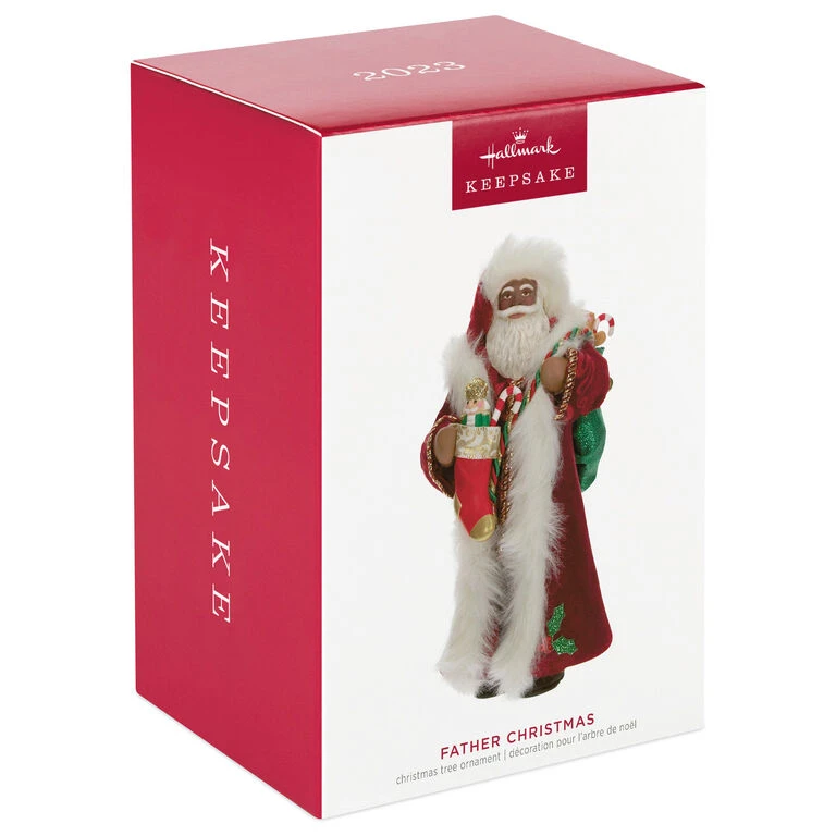 Hallmark Black Father Christmas Ornament 4 Hallmark Black Father Christmas Ornament - Image 4