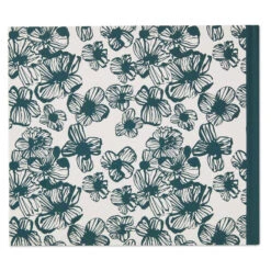 Hallmark In Loving Memory Floral Funeral Guest Book 9 Hallmark In Loving Memory Floral Funeral Guest Book -Hallmark Black and White Floral Guest Book for Funeral 1BMK1609 05