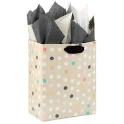 Hallmark Black/White/Cream 3-Pack Bulk Tissue Paper, 120 Sheets -Hallmark BlackWhiteCream 3Pack Bulk Tissue Paper 5TIS1138 05