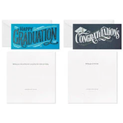 Hallmark Sophisticated Assorted Money Holder Graduation Cards, Pack Of 36 11 Hallmark Sophisticated Assorted Money Holder Graduation Cards, Pack Of 36 -Hallmark Blue Black Money Holder Graduation Cards Assortment 5GEY1002 03