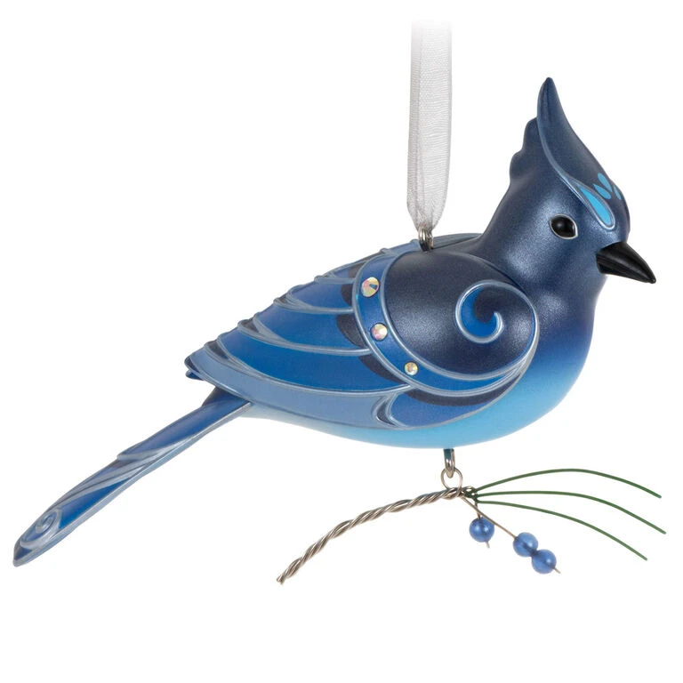 Hallmark The Beauty Of Birds Steller's Jay Ornament 1 Hallmark The Beauty Of Birds Steller's Jay Ornament