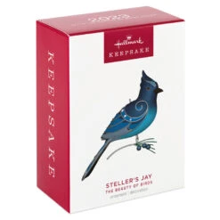 Hallmark The Beauty Of Birds Steller's Jay Ornament 9 Hallmark The Beauty Of Birds Steller's Jay Ornament -Hallmark Blue Jay Bird Keepsake Ornament 1799QXR8057 04