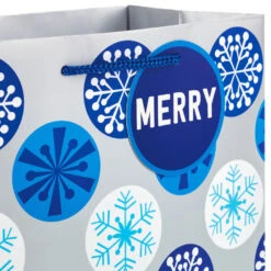 Hallmark Blue And Silver 8-Pack Holiday Gift Bags, Assorted Sizes And Designs 10 Hallmark Blue And Silver 8-Pack Holiday Gift Bags, Assorted Sizes And Designs -Hallmark Blue and Silver Holiday Gift Bags Bulk Pack XGB4895 05