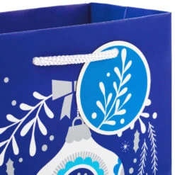 Hallmark Blue And Silver 8-Pack Holiday Gift Bags, Assorted Sizes And Designs 11 Hallmark Blue And Silver 8-Pack Holiday Gift Bags, Assorted Sizes And Designs -Hallmark Blue and Silver Holiday Gift Bags Bulk Pack XGB4895 06