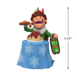 Hallmark Elf Did You Hear That? Ornament With Sound 8 Hallmark Elf Did You Hear That? Ornament With Sound -Hallmark Buddy the Elf With Spaghetti Keepsake Ornament 2099QXI6097 03