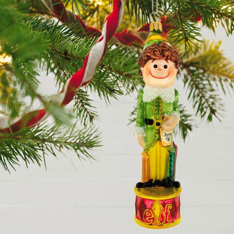Hallmark Buddy The Elf™ Glass Ornament 2 Hallmark Buddy The Elf™ Glass Ornament - Image 2
