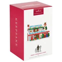 Hallmark Elf Crazy Christmas Cheer Musical Ornament With Light 9 Hallmark Elf Crazy Christmas Cheer Musical Ornament With Light -Hallmark Buddy the Elf on Christmas House Keepsake Ornament 3999QXI7069 04