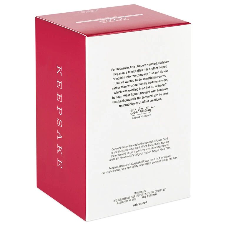 Hallmark Elf Crazy Christmas Cheer Musical Ornament With Light 5 Hallmark Elf Crazy Christmas Cheer Musical Ornament With Light - Image 5