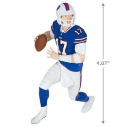 Hallmark NFL Buffalo Bills Josh Allen Football Legends Ornament 8 Hallmark NFL Buffalo Bills Josh Allen Football Legends Ornament -Hallmark Buffalo Bills Josh Allen Keepsake Ornament 2299QXR8247 03