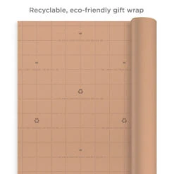 Hallmark Bulk Kraft Paper And White 2-Pack Wrapping Paper, 160 Sq. Ft. Total 7 Hallmark Bulk Kraft Paper And White 2-Pack Wrapping Paper, 160 Sq. Ft. Total -Hallmark Bulk Brown and White Kraft Paper Wrapping Paper 5EWR2654 04