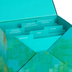 Hallmark Assorted Mahogany All-Occasion Greeting Cards In Green Watercolor Organizer, Box Of 24 10 Hallmark Assorted Mahogany All-Occasion Greeting Cards In Green Watercolor Organizer, Box Of 24 -Hallmark Bulk Pack Assorted Mahogany Cards in Storage Box 5EBN1044 05