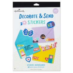Hallmark Decorate And Send Colorful Sticker Book -Hallmark Bulk Pack of Colorful Stickers for Kids 3SSJ1201 04