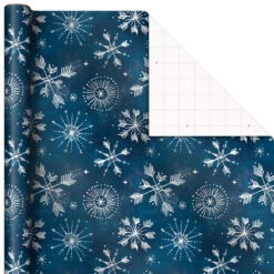 Hallmark Winter Wonder 3-Pack Christmas Wrapping Paper Assortment, 120 Sq. Ft. 12 Hallmark Winter Wonder 3-Pack Christmas Wrapping Paper Assortment, 120 Sq. Ft. -Hallmark Cardinals Snowflakes and Village Gift Wrap Pack 5JXW1075 06