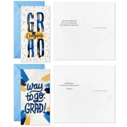 Hallmark Festive Grad Wishes Graduation Cards Assortment, Pack Of 36 11 Hallmark Festive Grad Wishes Graduation Cards Assortment, Pack Of 36 -Hallmark Casual Painted Money Holder Graduation Cards Assortment 5GEY2015 04