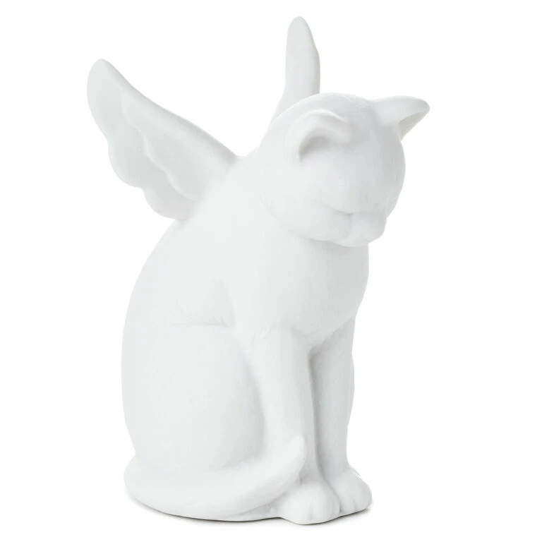 Hallmark Cat Angel Figurine Pet Memorial Gift, 3.25" 1 Hallmark Cat Angel Figurine Pet Memorial Gift, 3.25"
